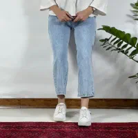 شلوار واید لگ زنانه ابی یخی