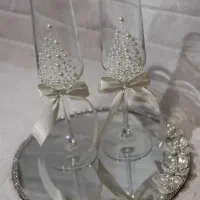 سینی حلقه،باکس بله برون،ست عقد، دسته گل عروس