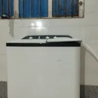 لباسشویی دوقلو کورال ۱۰ کیلویی در حد نو