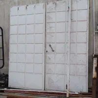 درب حیاط کاراژ آهنی سنگین