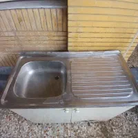 کابینت فلزی به همراه سینک ظرفشویی اخوان روکار