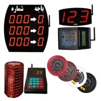 انواع پیجر رستوران/ساعت گارسون/پیجر رومیزی/نمایشگر
