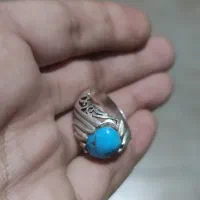 انگشتر فیروزه نیشابوری رنگ محک