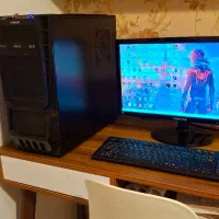 فروش کیس کامل همراه با مانیتور و کیبورد و موس