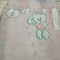 فرش ماشینی اتاق کودک دخترانه ۴متری اتاق بچه
