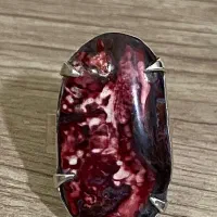 انگشتر نقره کلکسیون مصور عقیق یمن انرژی مردانه