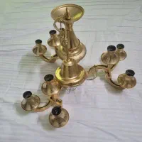 لوستر برنجی آبکاری طلا