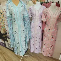 ماکسی مجلسی نخی کارشده