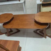 جلومبلی ومیز عسلی لبتابی