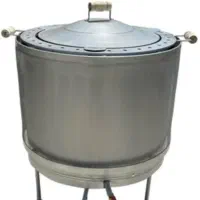 تنور گازی استوانه ای خانگی کارکرده