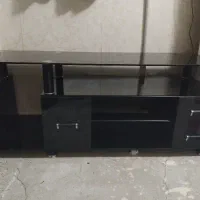 میز تلوزیون شیشه ای