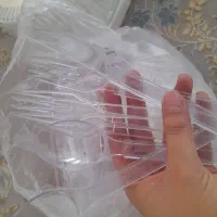 قاشق و چنگال پلاستیکی