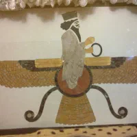 تابلو معرق سنگ طرح فروهر