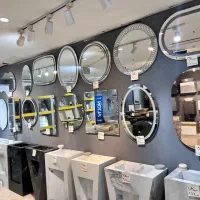 آینه بک لایت مدرن با نور مخفی