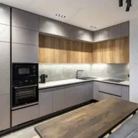 کابینت آشپزخانه ام دی اف هایگلس کلاسیک مدرن