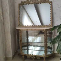 آینه کنسول برنج