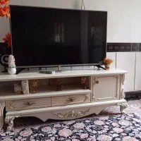 میزتلویزیون چوبی