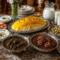 کنار غذا