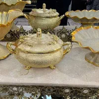 ظروف تزیینی طلایی
