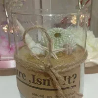 شمع آکواریومی لیوانی