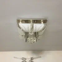 لوستر کریستال بسیار زیبا و درخشان