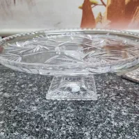 شیرینی خوری کریستال گرد *مدل خورشیدی* (چک اصل)