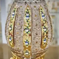 ظروف کریستال طلاکوب آلیش اصل