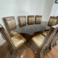 میز غذا خوری 8 نفره نو
