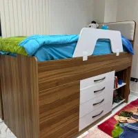 تخت خواب کودک برند (کمجا چوب)