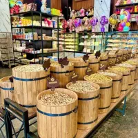سطل چوبی/جام آجیل/بشکه های چوبی