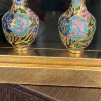 گلدان میناکاری برنج