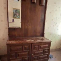 جاکفشی آینه دار چوبی