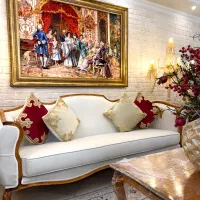 مبلمان استیل سلطنتی مبل و نهار خوری (اکبند جهیزیه