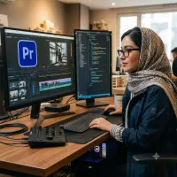 استخدام خانم ادیتور ویدیو (پریمیر و موبایل)