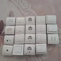 تعدادی کلید پریز در حد نو