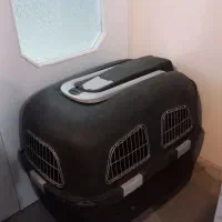 قفس ترولی چرخدار بزرگ سگ و گربه