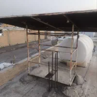 سایه بان آهنی کولر دو تیکه