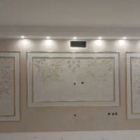 نقاشی، گچ بری مدرن، پتینه میکروسمنت، آب نما