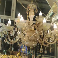 لوسترای شاخه بلوری تمام وارداتی زیر قیمت بازار