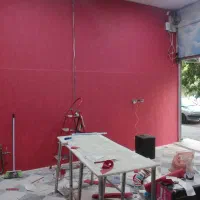 نصب کاغذدیواری برچسب کابینت نقاشی ترمووال ماربل