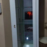 بوفه سفید چوبی