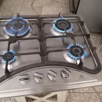 گاز صفحه ای چهار شعله استیل ترموکوپل دار