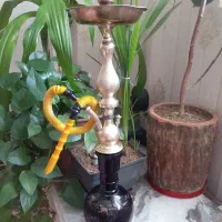 قلیان برنجی قدیمی سنگین