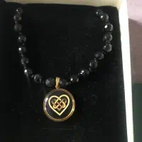 گردنبند ابکاری شده با طلا