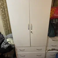 کمد دراور سه کشویی رخت اویز دار