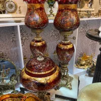 لاله چراغ ومیوه خوری کریستال