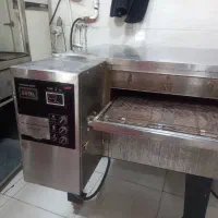 فر پیتزا ریلی دهنه پنجاه موتور بغل