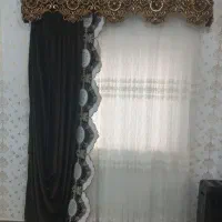 پرده.کریر.ساعت.ویترین.پرده پانچ