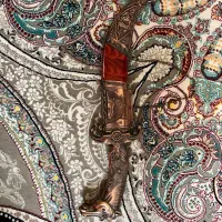 خنجر کله اسبی تیغه استیل دکوری