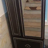 کمد و جاکفشی چوبی همراه باآینه